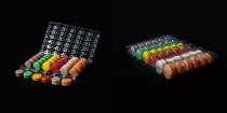 @ Macaron-Blister |-Verpackung transparent 36er (200 Stk)