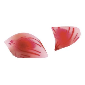@ Schoko-Dekor Aufleger weiß Blütenblätter gewölbt rosa (392 Stk)