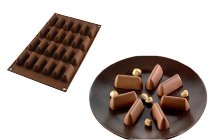 @ Silikon-Matte | -Form längliche Formen oval spitz | 'Gianduja | 'Nougats'