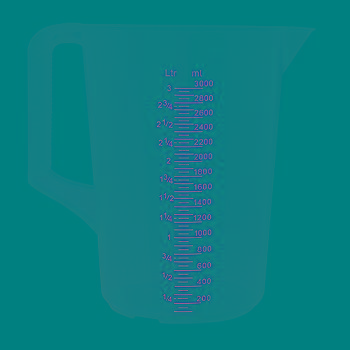 @ Messbecher 3 Ltr. Kunststoff Polypropylen