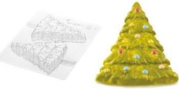 Gießform Weihnachts- | Tannen- | Christbaum mit Einstecker