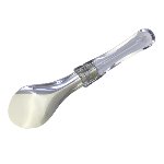 Eisspatel/ Eisspachtel Kunststoffgriff, transparent, 26cm