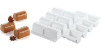 @ Silikon-Matte | -Form 8 Mini Bûches | längliche Formen