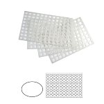 @ Silikon-Backschablone | Aufstreichmatte Oval 4x3cm (60x40cm)