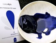 BIO Kakaobutter | Purfarbe Drops | Chips gefärbt königsblau (50g)