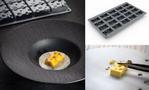 Silikon-Matte/-Form 20 Käseformen 'Gruyère' (1/3GN =17,5x30cm)