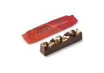 Schokoladen-Riegel dunkel | zartbitter 'Pause insolente' (30g) rot