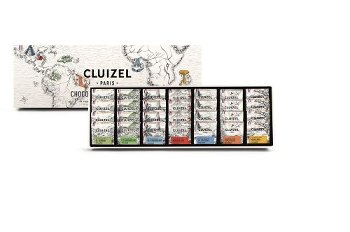 Coffret-Schachtel 28 Plantagen Schokoladen-Carrés (Minitafeln) (140g)