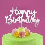@ Cake-Topper 'Happy Birthday' Spiegel