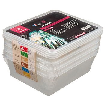 @ Gastro-Dose | GN-Behälter 'Modulus' 1/2 GN | 7,5 Liter (4 Stk)