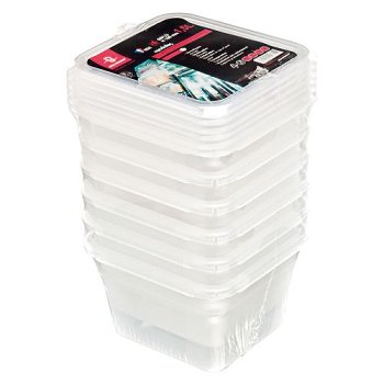 Gastro-Dose | GN-Behälter 'Modulus' 1/6 GN | 1,5 Liter (6 Stk)