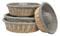@ Gärkorb | Teigkorb mit Tucheinlage rund-kranzförmig