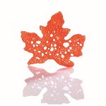 @ Isomalt-Dekor Aufleger Blatt bronze 'Opalines' (32 Stk)