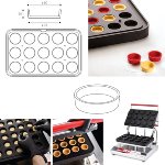 @ Cookmatic MAXI Back-Platte Rund glatt 7,6cm (2 tlg) Ober-& Unterteil
