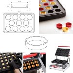 @ Cookmatic MAXI Back-Platte Rund glatt 8,7cm (2 tlg) Ober-& Unterteil