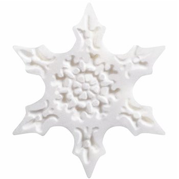 @ Baiser-Dekor Schneeflocke mit Relief 'Petits cristaux' (270 Stk)