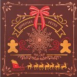 @ Transfer- | Siebdruckfolie für Karten 'Joyeuses Fêtes' (24 Stk)