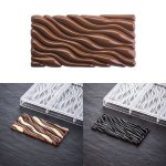 Gießform für Tafel 100g Design 'Fluid' (275x175mm)
