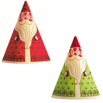 @ Transfer- | Siebdruckfolie für Kegel groß 'Pere Noel' (10 Stk)