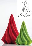 @ Gießform Weihnachts- | Tannen- | Christbaum 'Twirl' (4 Teile für 2 Stk)