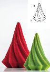 @ Gießform Weihnachts- | Tannen- | Christbaum 'Mini Twirl' (4 Teile für 2 Stk)