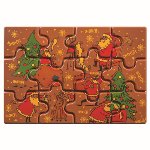 @ Gießform-Blister für Puzzle 'Les activités du Père Noel'' (10 Stk)