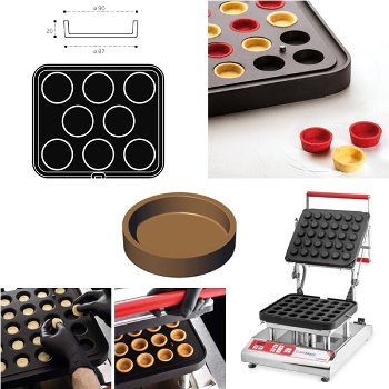 @ Cookmatic Back-Platte Rund glatt 8,7cm (2 tlg) Ober-& Unterteil