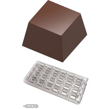 @ Magnet Gießform Praline | Pralinengießform 24 quadratische | viereckige Formen