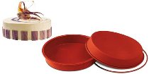 @ Silikon-Matte | -Form | Einzel- | Kuchenform rund glatt 180/40 'Round Pan'