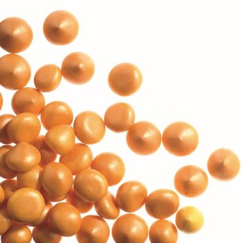@ Baiser-Streudekor mini gold (350g)