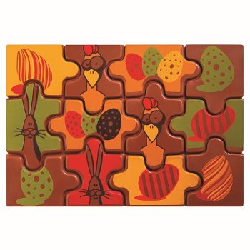 @ Gießform-Blister für Puzzle 'Patchwork' (10 Stk)