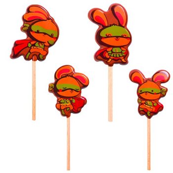 @ Gießform-Blister für Lutscher | Lolly Hasen 'Super Lapin' (45 Stk)