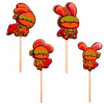@ Gießform-Blister für Lutscher | Lolly Hasen 'Super Lapin' (45 Stk)