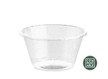 BIO PLA Becher Foglia 250cc (100 Stk)