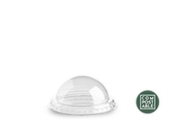 BIO PLA Deckel für Foglia Becher 150cc & 200cc (50 Stk)