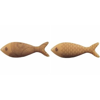 @ Schoko-Dekor Aufleger karamellisiert weiß Fische (112 Stk)