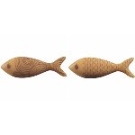 @ Schoko-Dekor Aufleger karamellisiert weiß Fische (112 Stk)