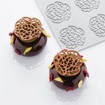 Silikon-Matte | -Form 15 Blattdekore 'Leaves 2'' (30x17,5cm)