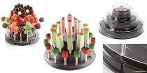 @ Ständer | Display | Aufsteller für Eis am Stiel | Stieleis und Cake Pops schwarz