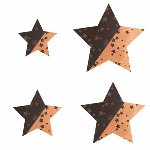 @ Schoko-Dekor Aufleger Sterne bitter | Motiv Sterne (120 Stk)
