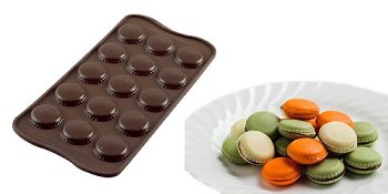@ Silikon-Matte | -Form| Gießform 12 runde Formen | Macarons
