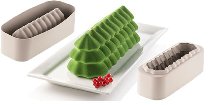 @ Silikon-Matte | -Form | Einzel- | Kuchenform rechteckig Weihnachts- | Tannen- | Christbaum