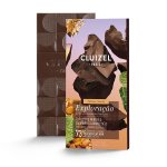 @ Tafel-Schokolade zartbitter 'Exploracao' 73% mit Nuss & Minze (100g)
