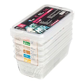 @ Gastro-Dose | GN-Behälter 'Modulus' 1/3 GN | 5 Liter (5 Stk)