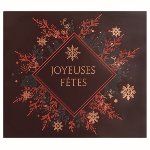 @ Schoko-Dekor Bûche-Ansatz bitter 'Joyeuses Fêtes' (40 Stk)