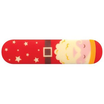 @ Schoko-Dekor Aufleger weiß Eclair Weihnachtsmann (60 Stk)