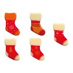 @ Fettglasur-Dekor Aufleger Socke (156 Stk)