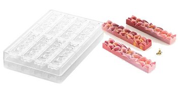 @ Gießform Riegel | Pralinengießform 'Goccia'