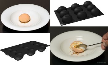 Silikon-Matte | -Form 9 Eier | Ei-Formen 'Egg' (30x17,5cm)