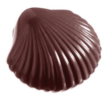 @ Gießform Praline | Pralinengießform 32 Muscheln